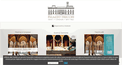 Desktop Screenshot of palazzotrecchi.it