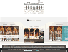 Tablet Screenshot of palazzotrecchi.it
